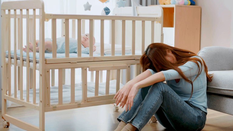 Fatigue from taking care of the baby