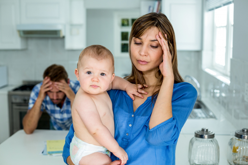Lack of support from husband