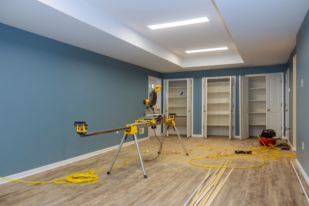 A home renovation to increase room size